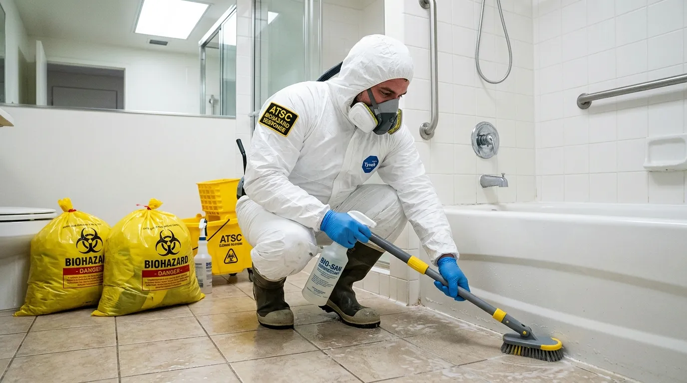 Decontamination equipment deployed for Blood Cleanup in Mills River